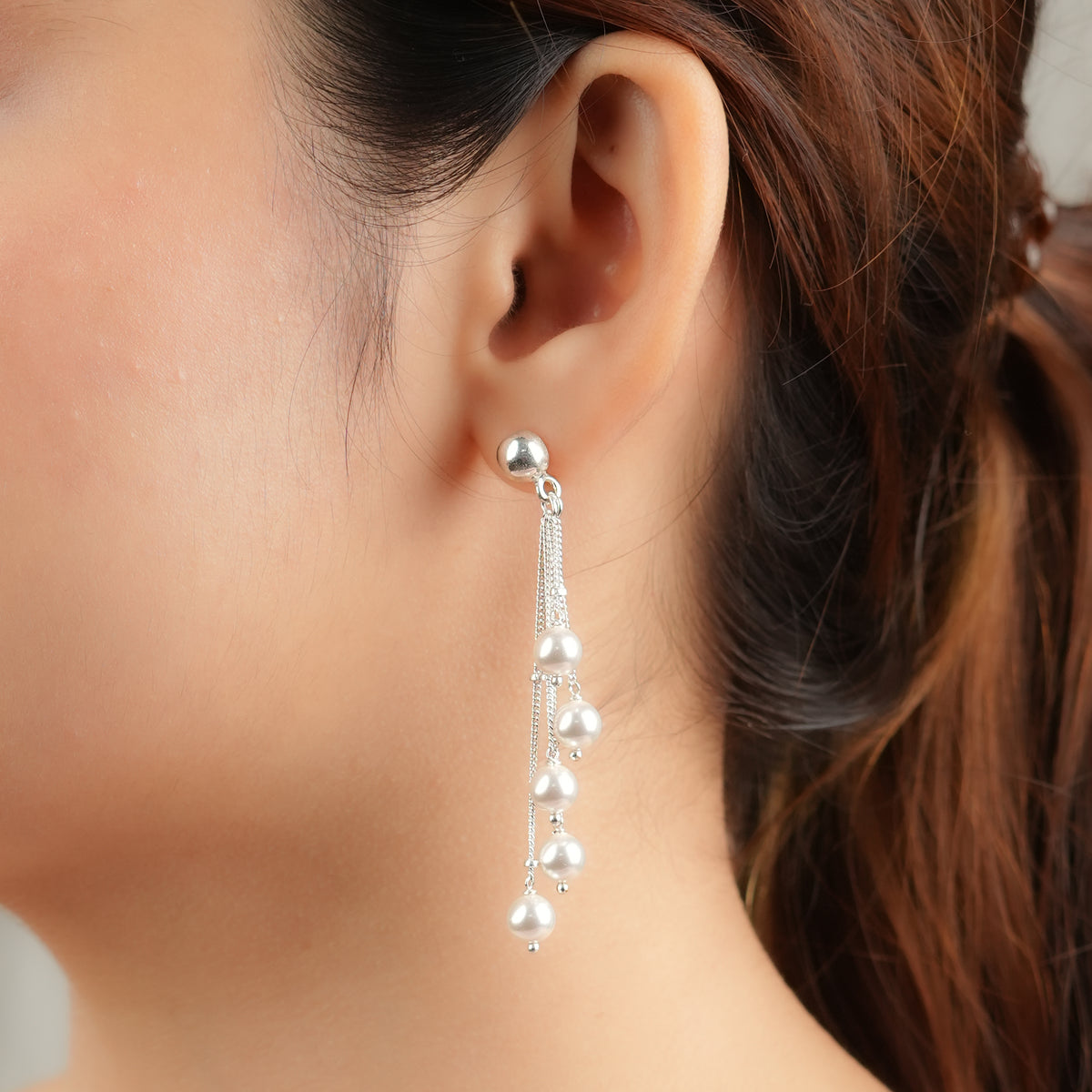Pearl Layered Earring (Project Handmade)