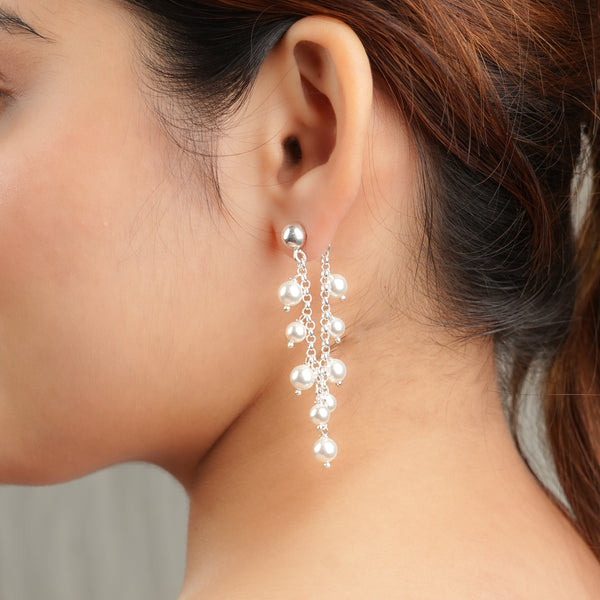 Long Pearl Trinket Earring (Project Handmade)