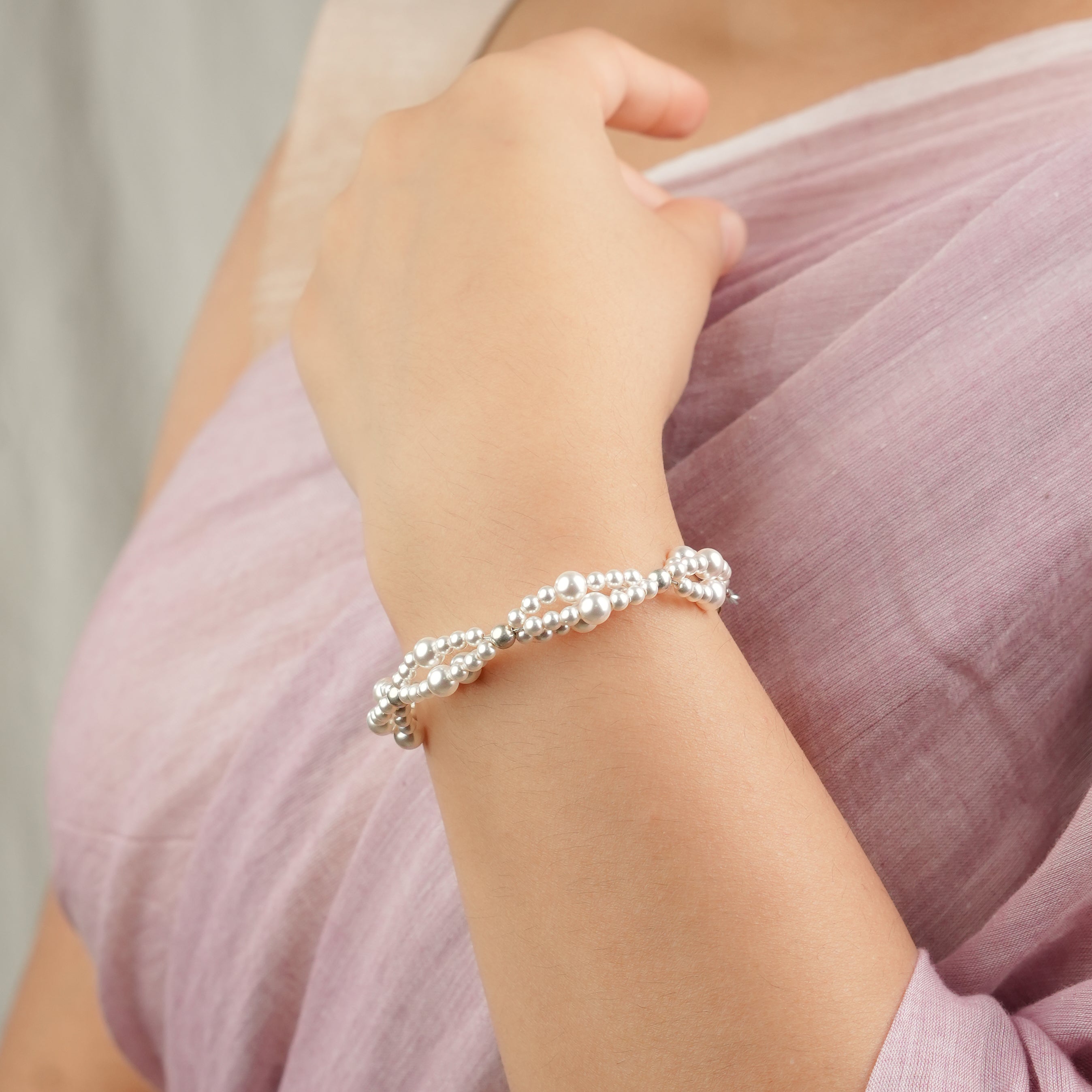 Pearl Braid Bracelet (Project Handmade)
