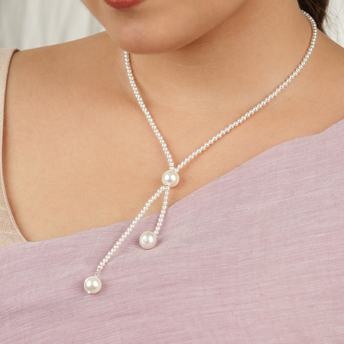 Pearl Rope Necklace (Project Handmade)