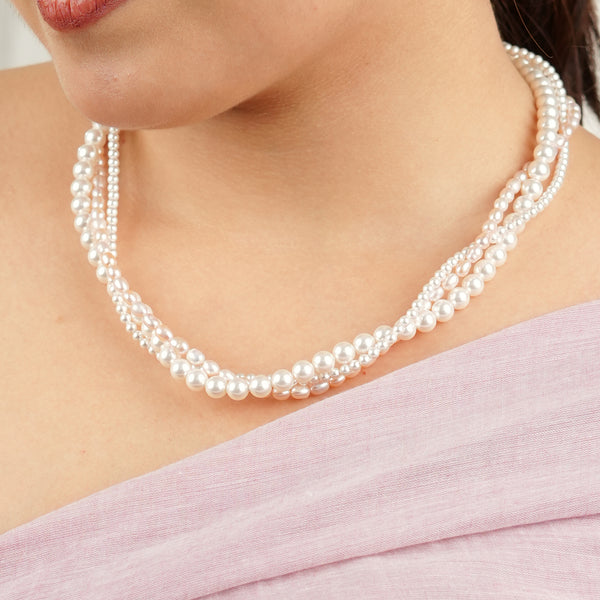 Twisted Pearl Necklace (Project Handmade)