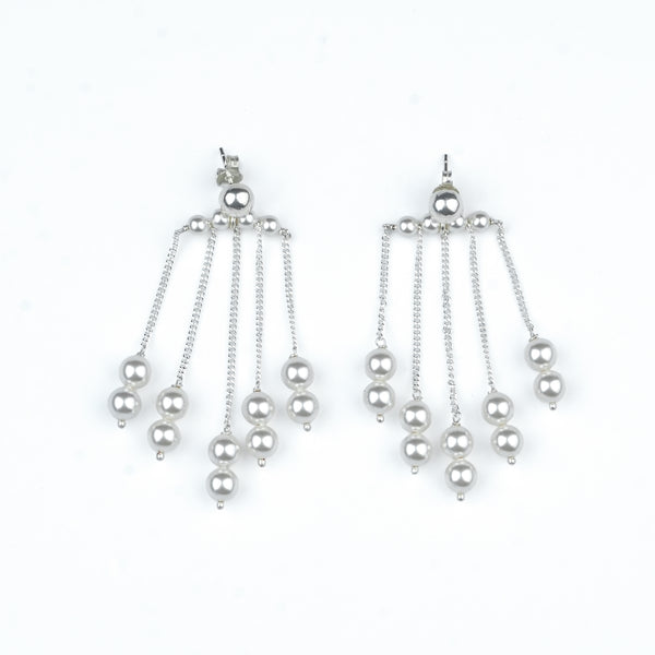 Pearl Long Earring (Project Handmade)