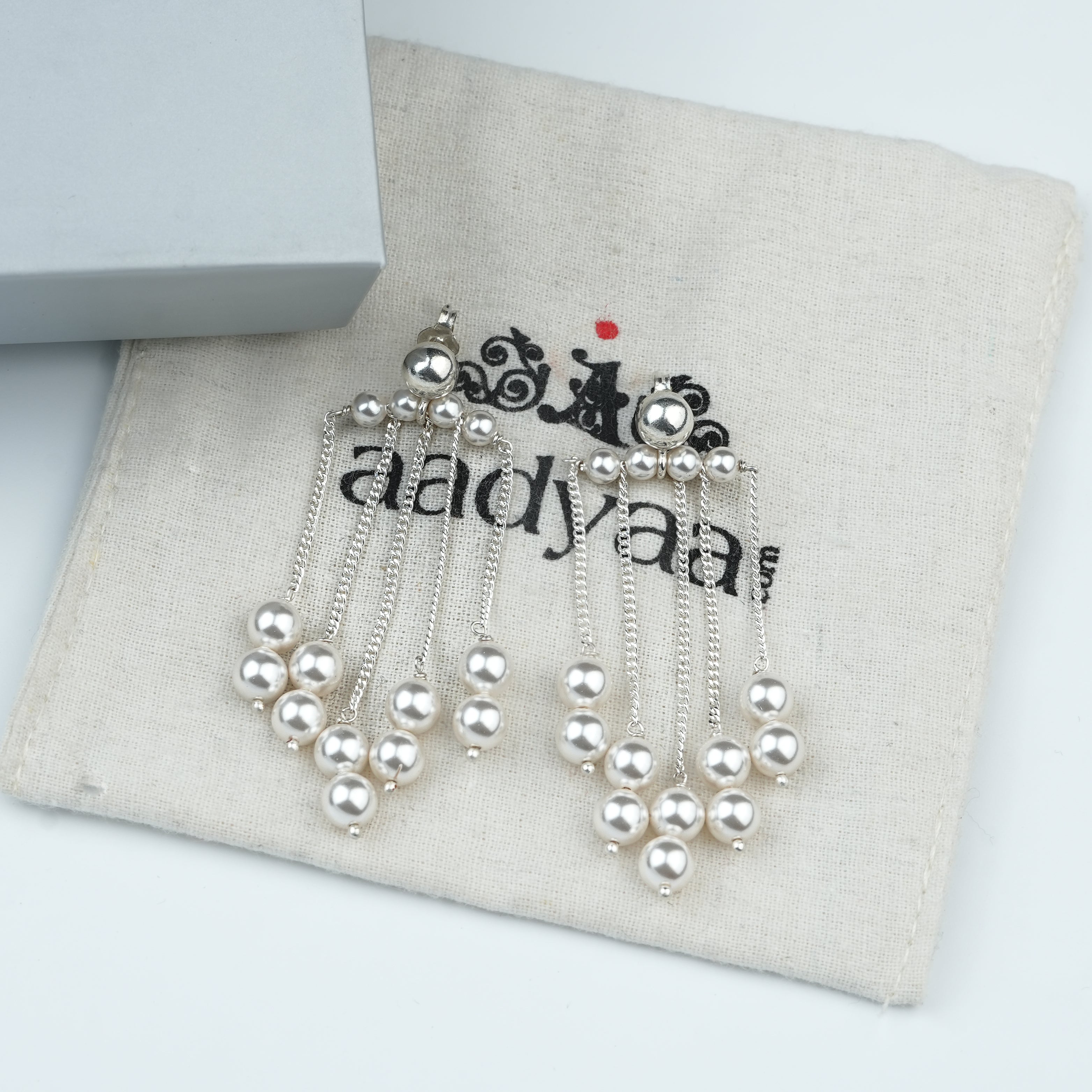 Pearl Long Earring (Project Handmade)