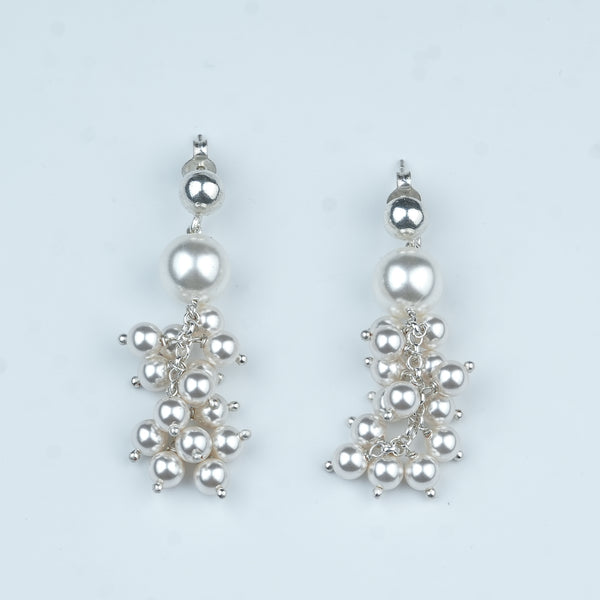 Assorted Pearl Bunch Earring (Project Handmade)