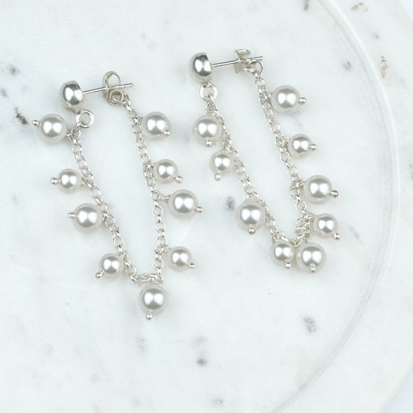 Long Pearl Trinket Earring (Project Handmade)