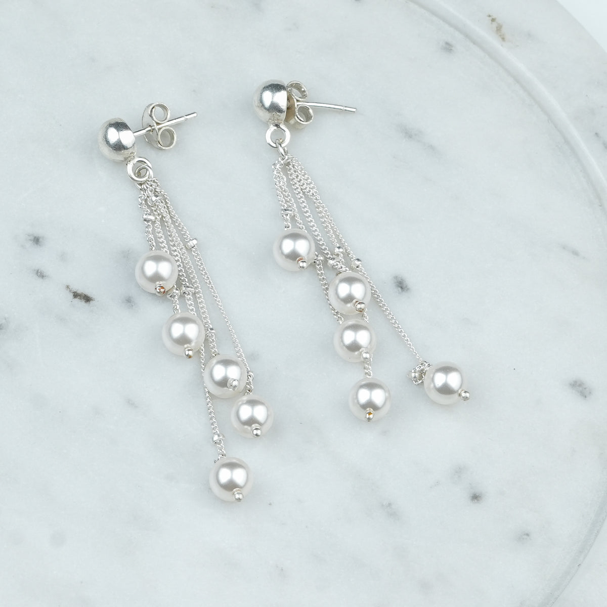 Pearl Layered Earring (Project Handmade)