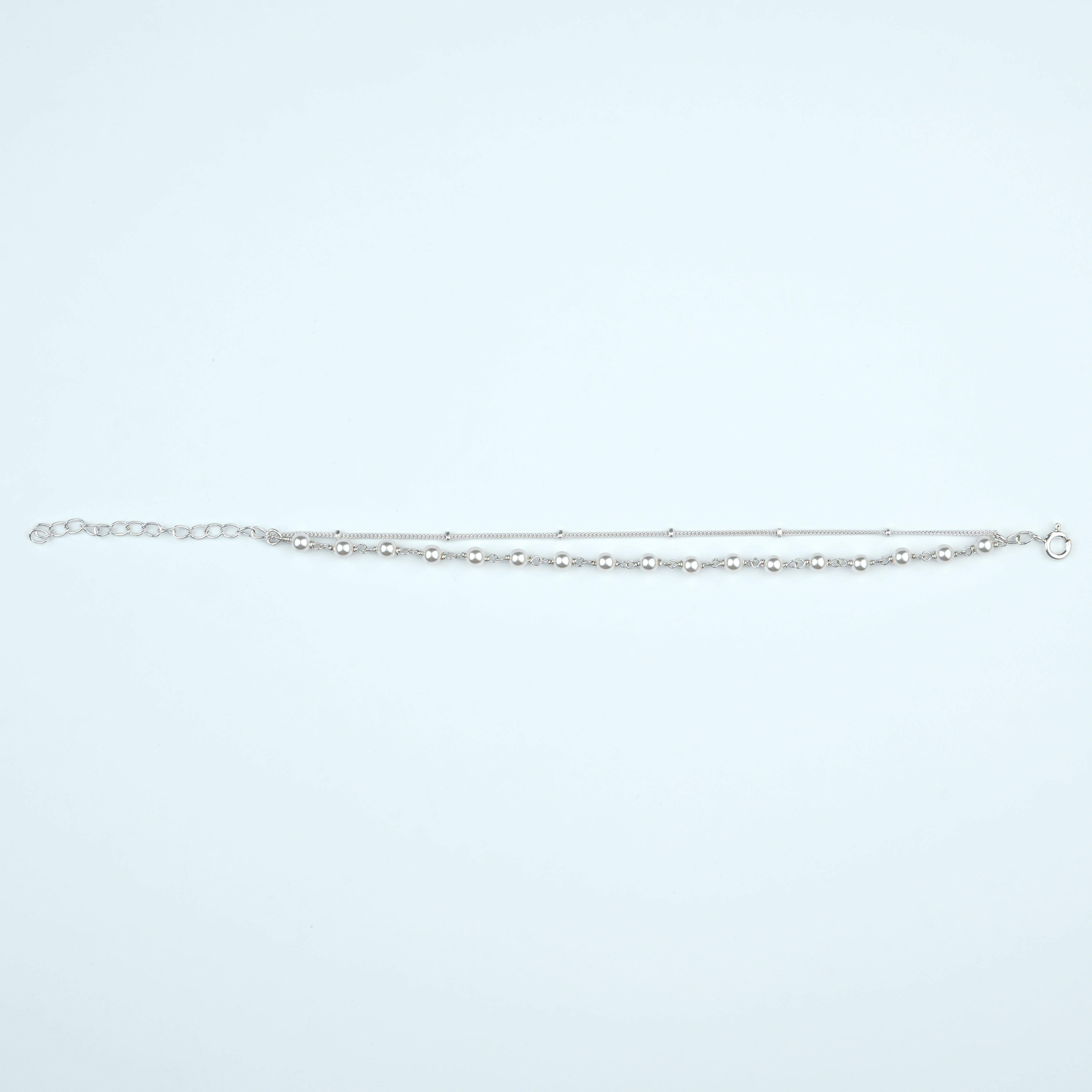 Dainty Pearl and Chain Bracelet (Project Handmade)