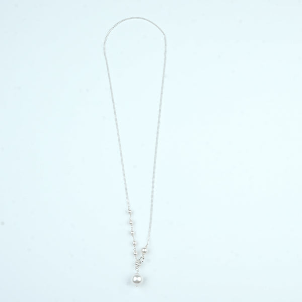 Front Clasp Pearl Necklace (Project Handmade)