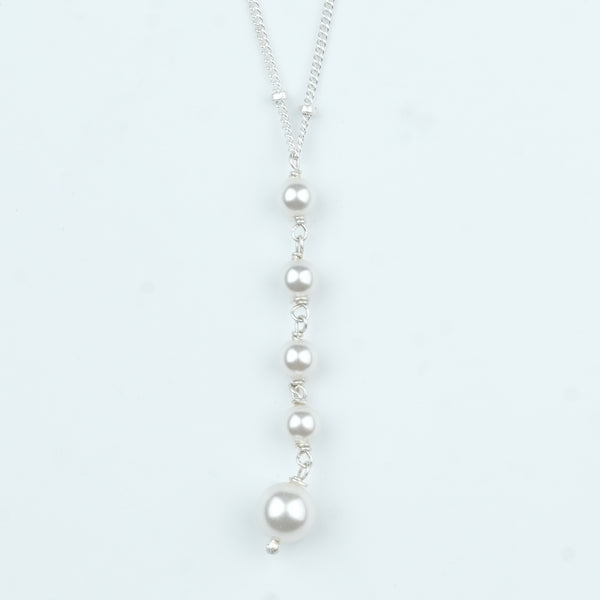Y Pearl Necklace (Project Handmade)