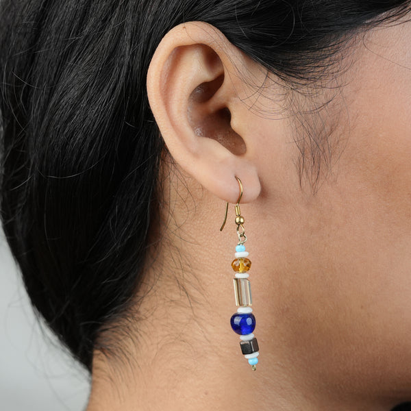 Multicolour Glass Bead Earrings
