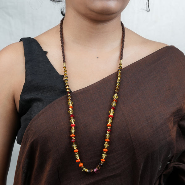 Multicolour Glass Bead Necklace