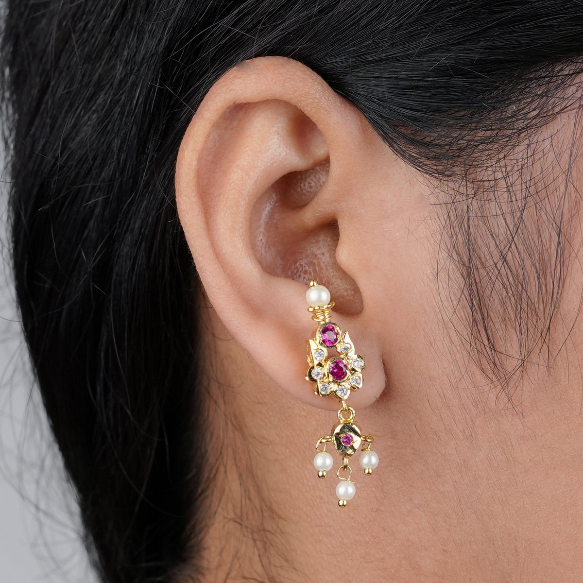 22K Gold Plated Fashion Chinchpeti