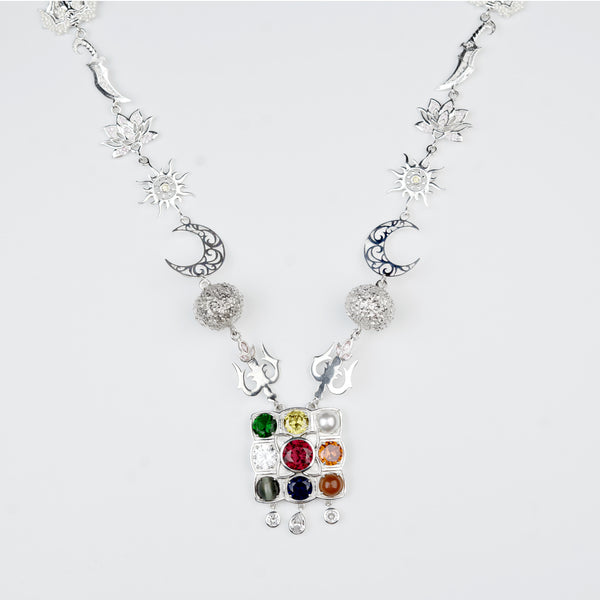 Silver Durga Necklace (Made to Order)