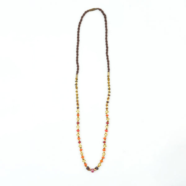 Multicolour Glass Bead Necklace