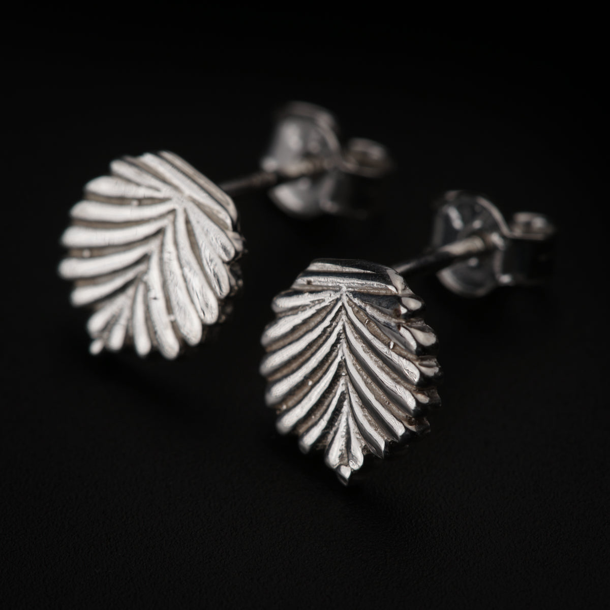 Silver Mini Saaj Earring: बदाम (Badam)