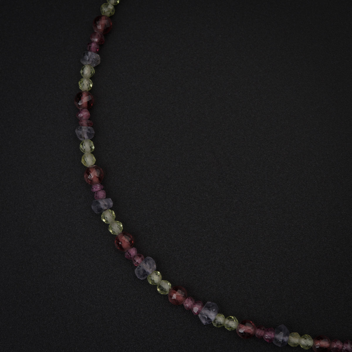 Multicolor Semi Precious Stones Anklet