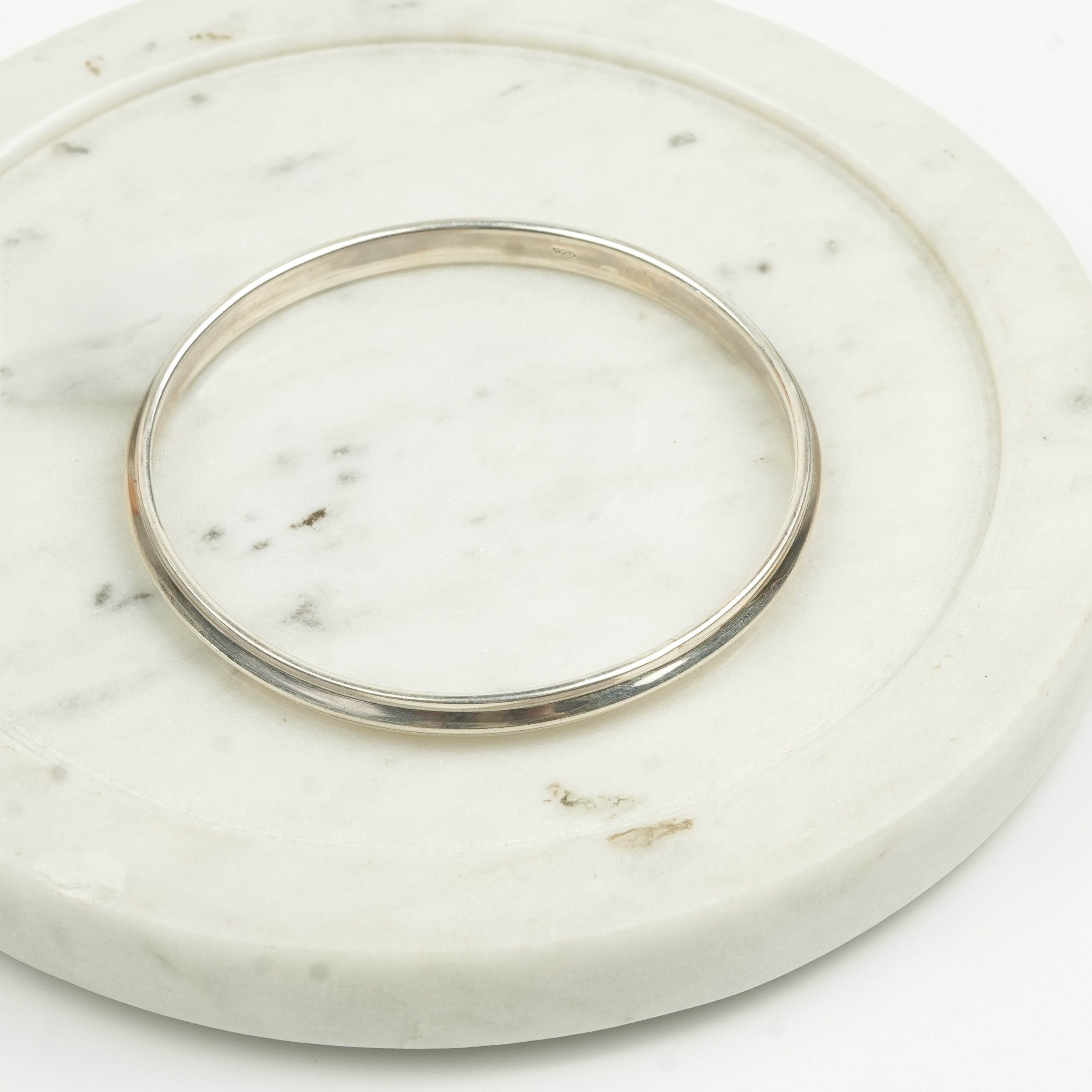 Silver Unisex Plain Kada