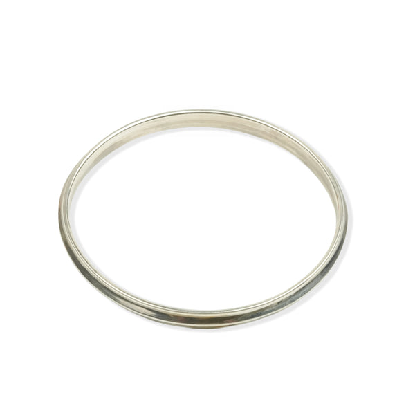 Silver Unisex Plain Kada