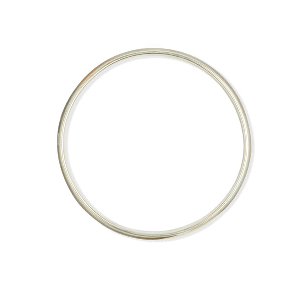 Silver Unisex Plain Kada