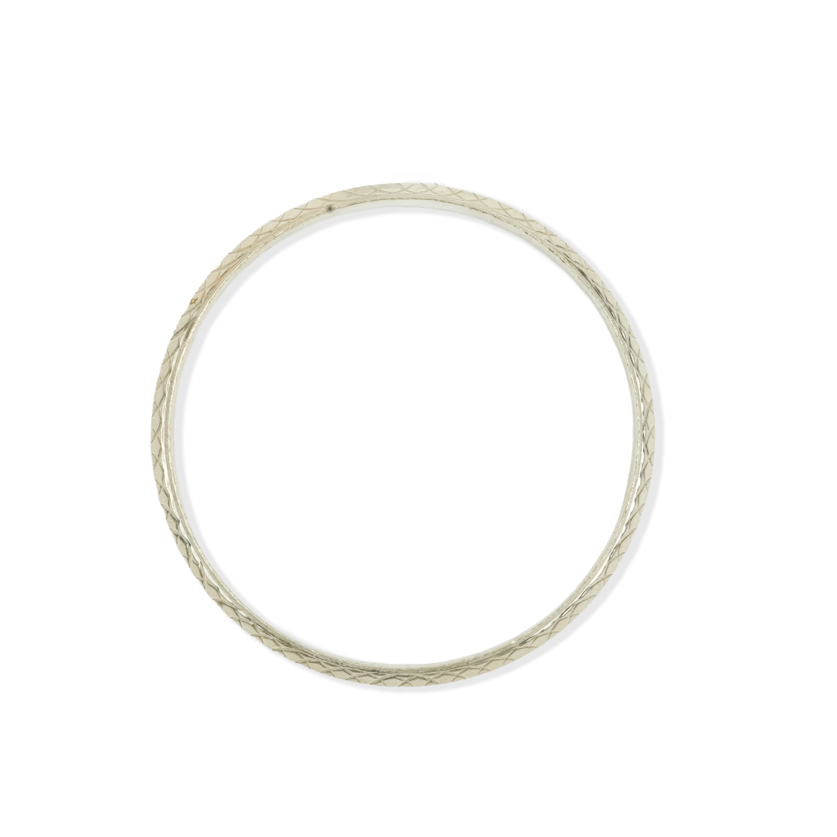 Silver Unisex Carved Kada