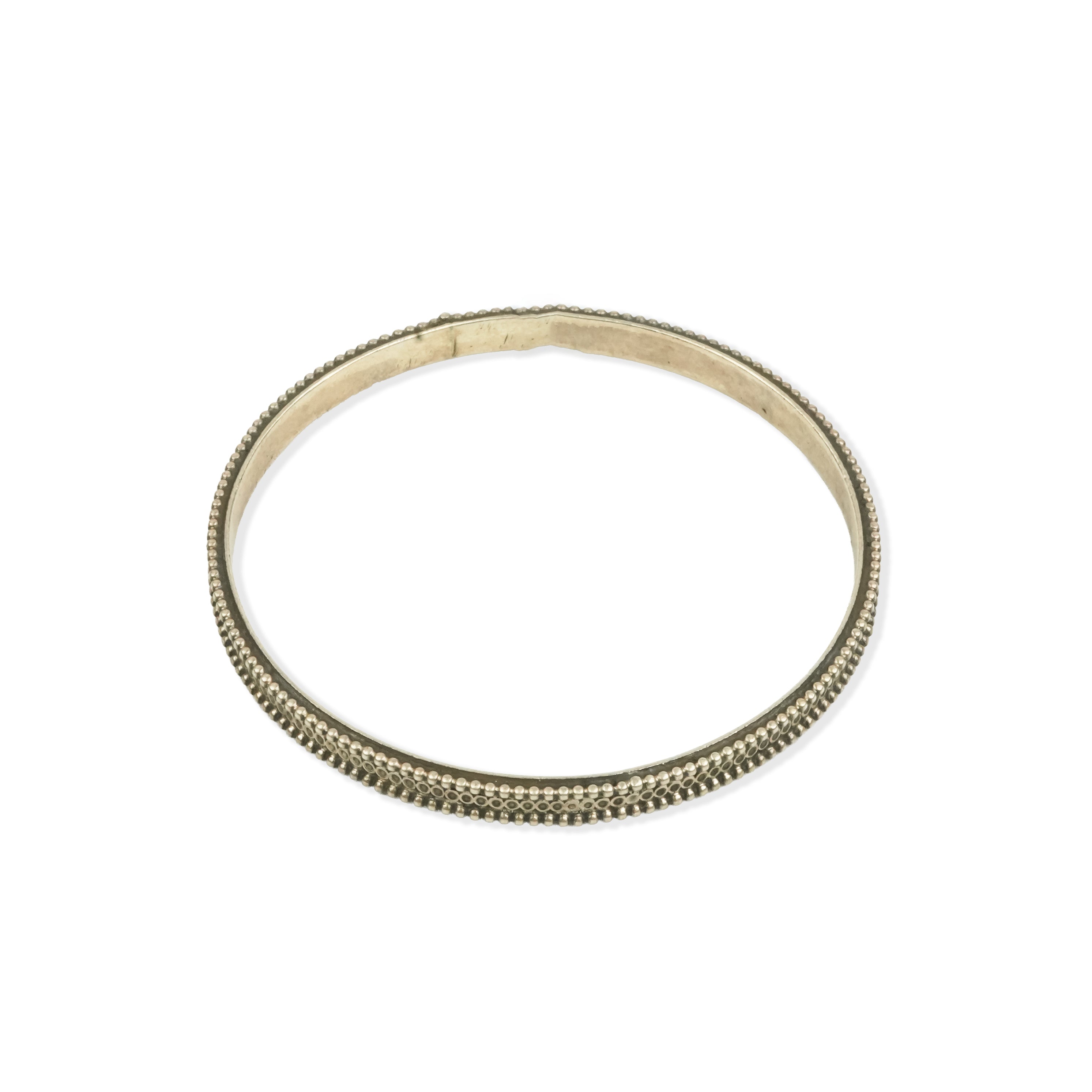 Oxidised Silver Filigree Bangle