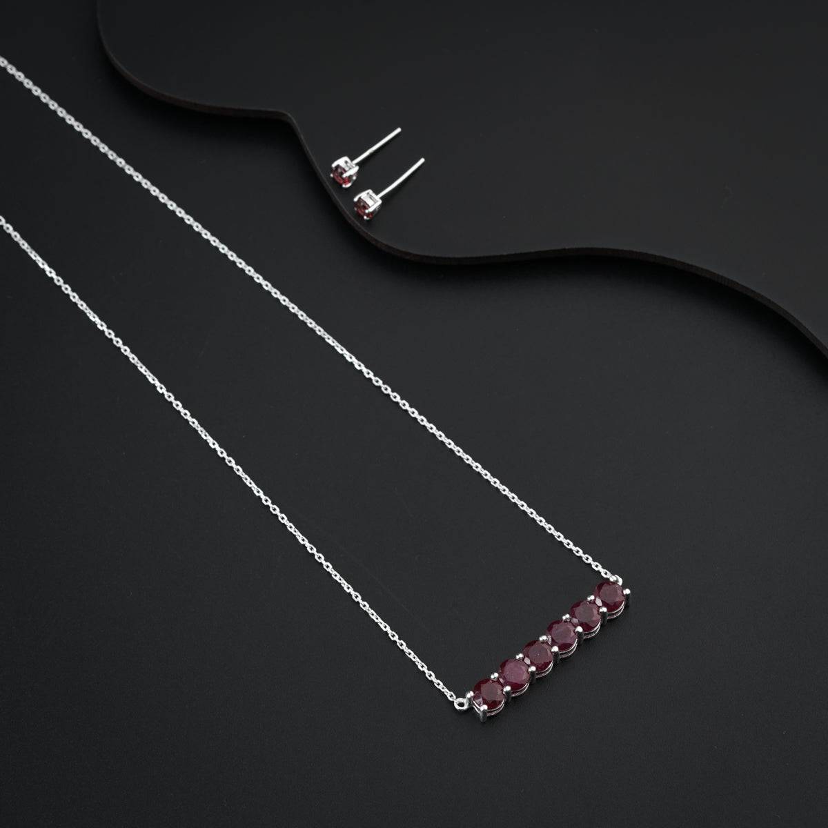 Ruby Silver Set