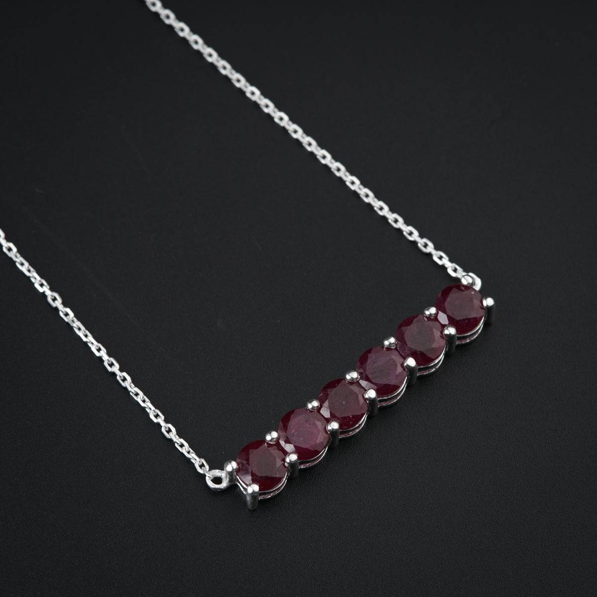 Ruby Silver Set