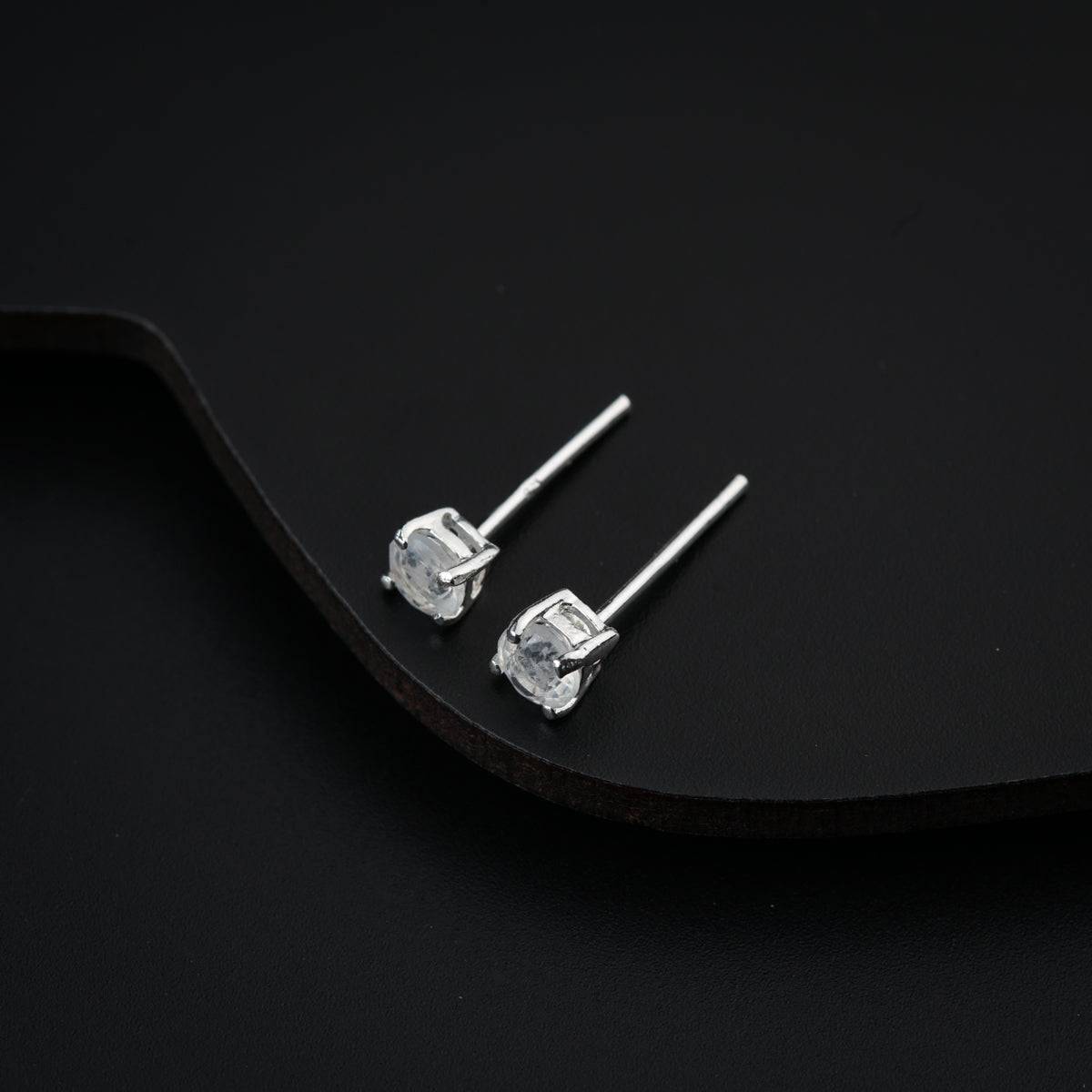 Silver Studs with RMS Cut