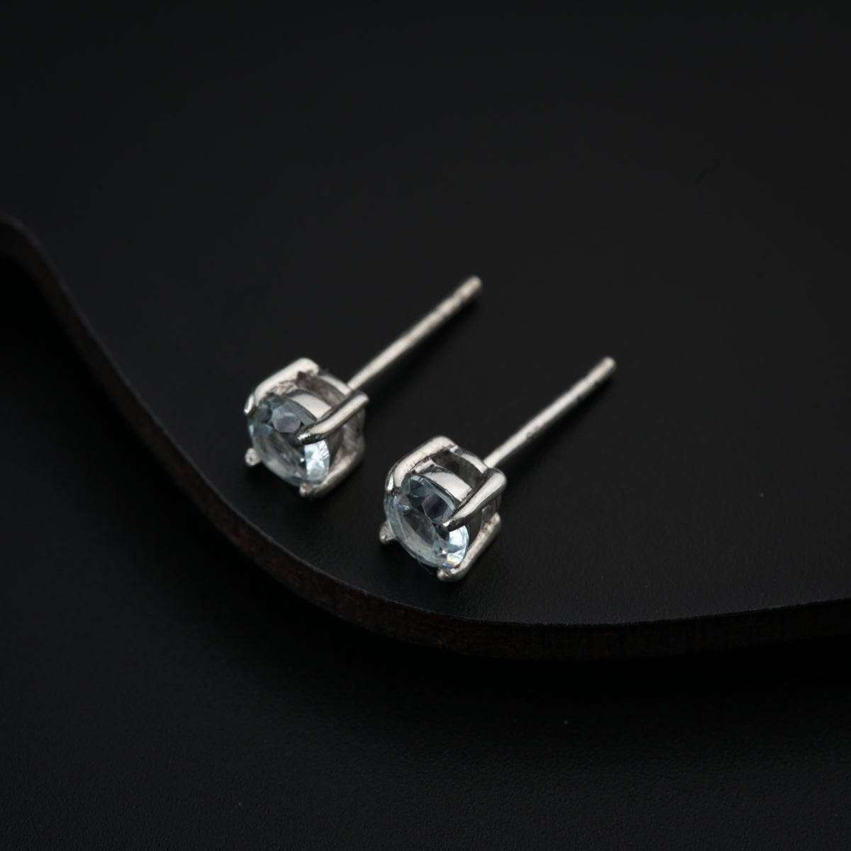 Faceted Silver Studs