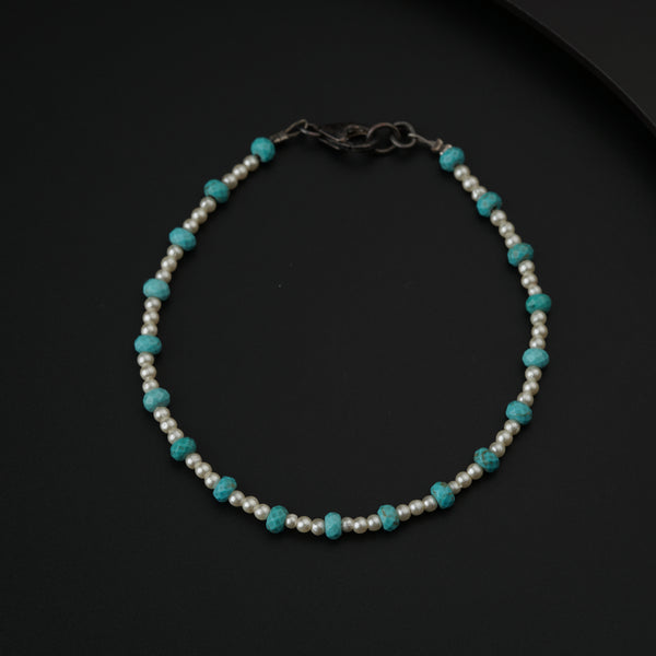 Semi precious Turquoise stone Bracelet