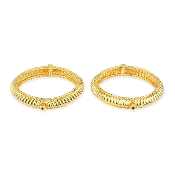 22K Gold Plated Fashion Lightweight Shindeshahi Tode (Pair)
