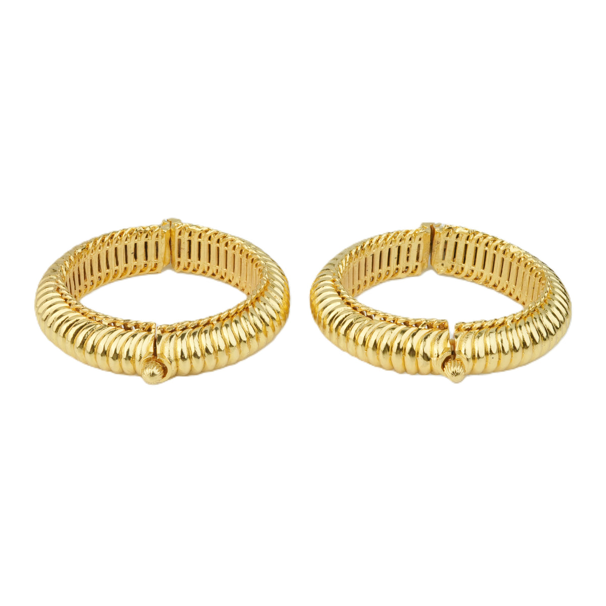 22K Gold Plated Fashion Shindeshahi Tode (Pair)