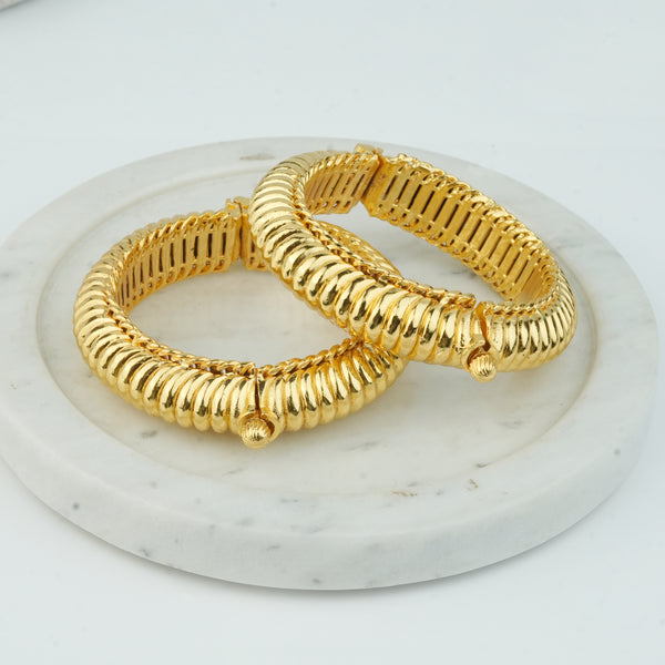 22K Gold Plated Fashion Shindeshahi Tode (Pair)