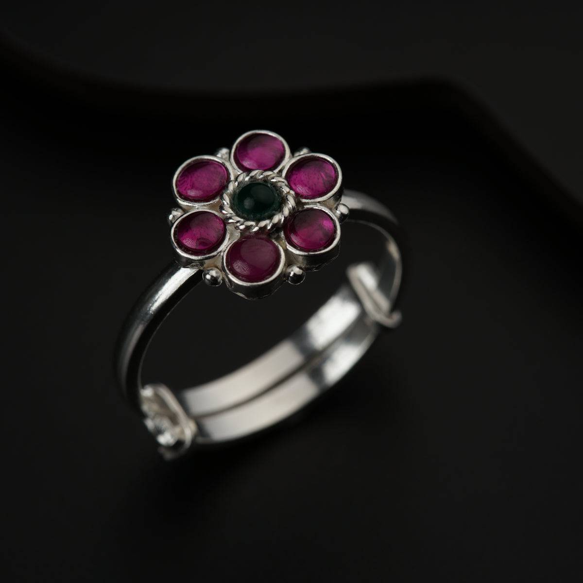 Pink Flower Ring