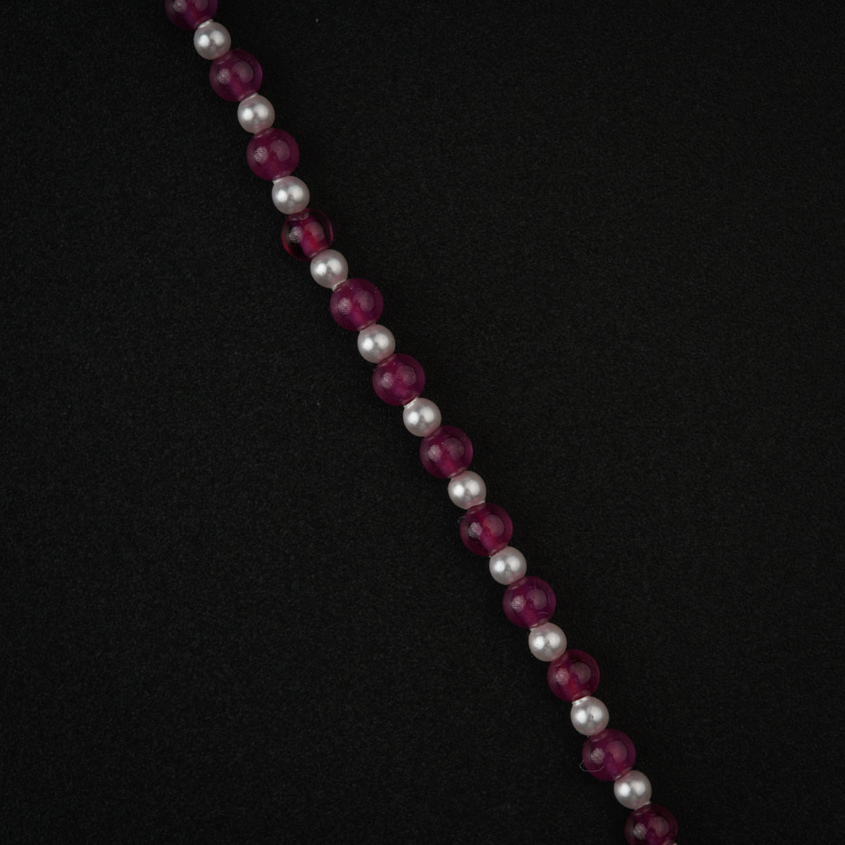 Handmade Ruby and Pearls Set