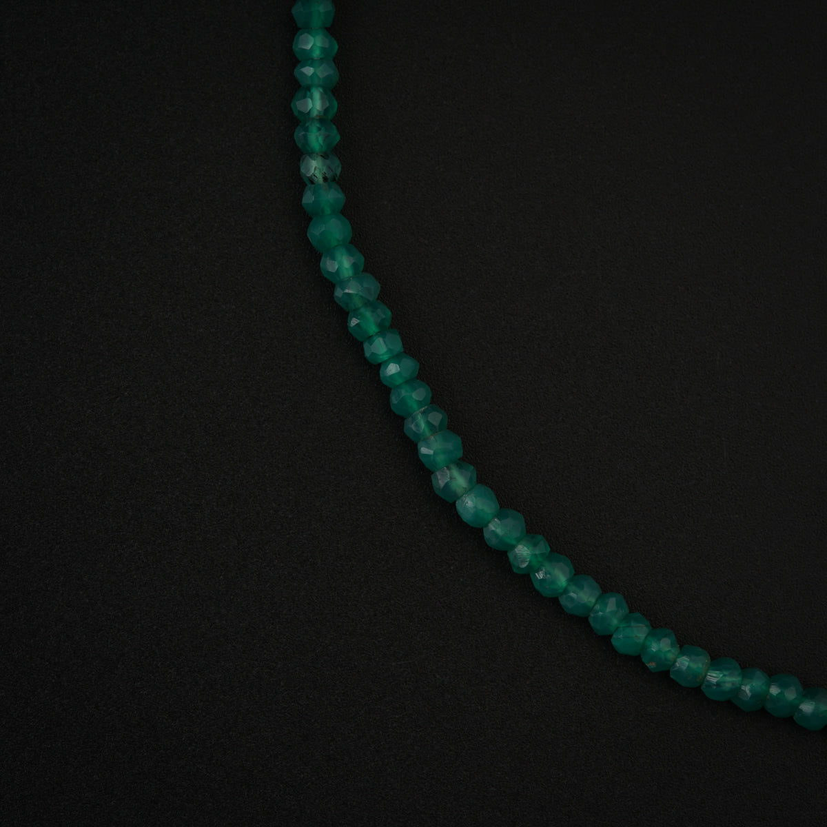 Semi Precious Green Onyx Anklet