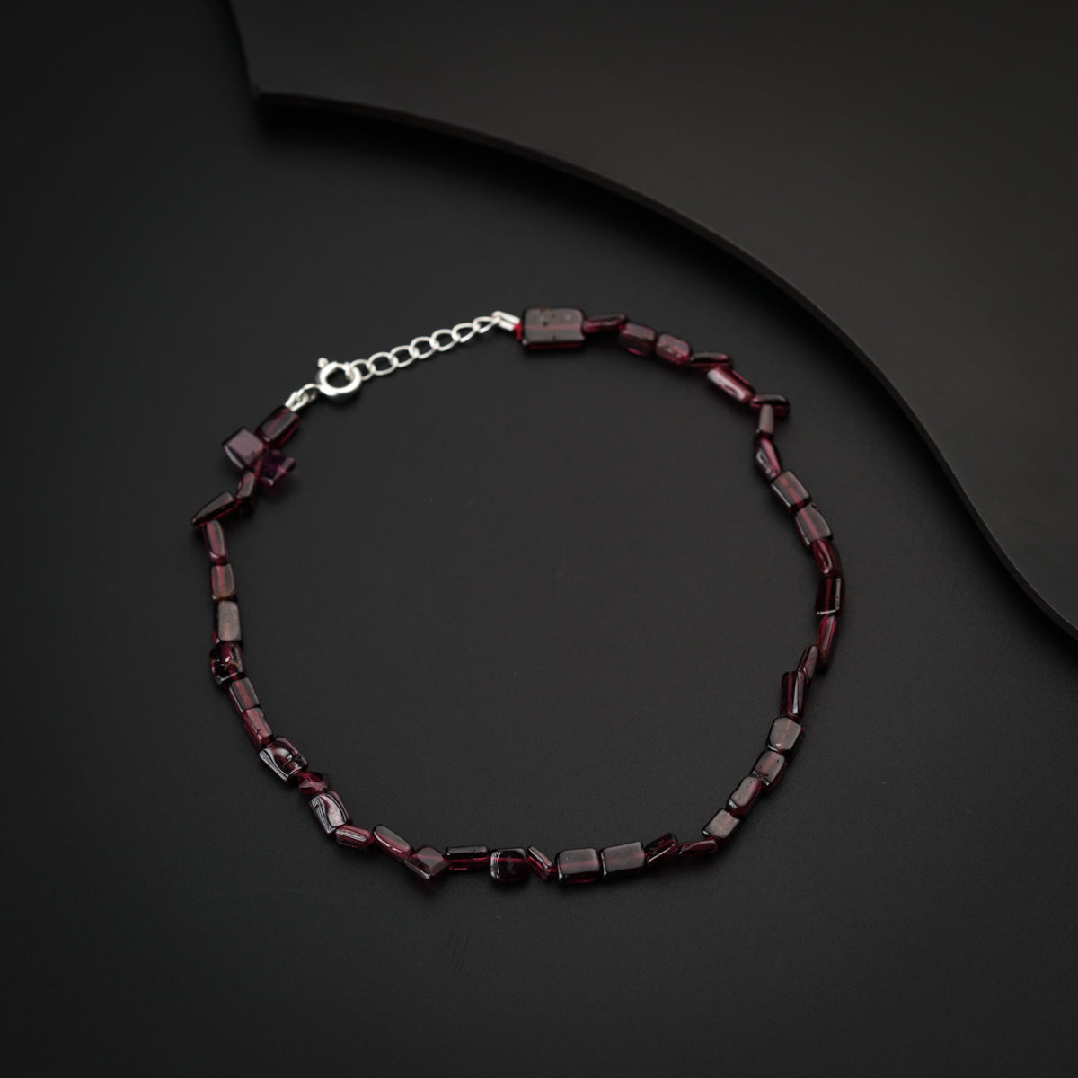 Semi Precious Garnet Anklet