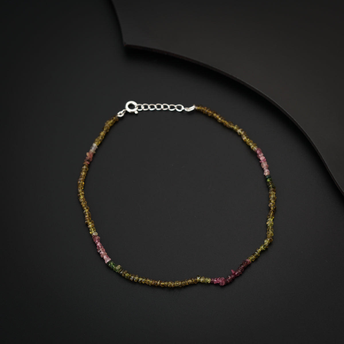 Multicolor Semi Precious Stones Anklet