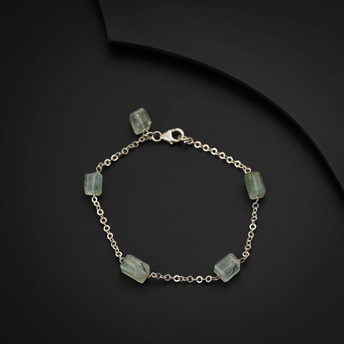 Peridot Silver Bracelet