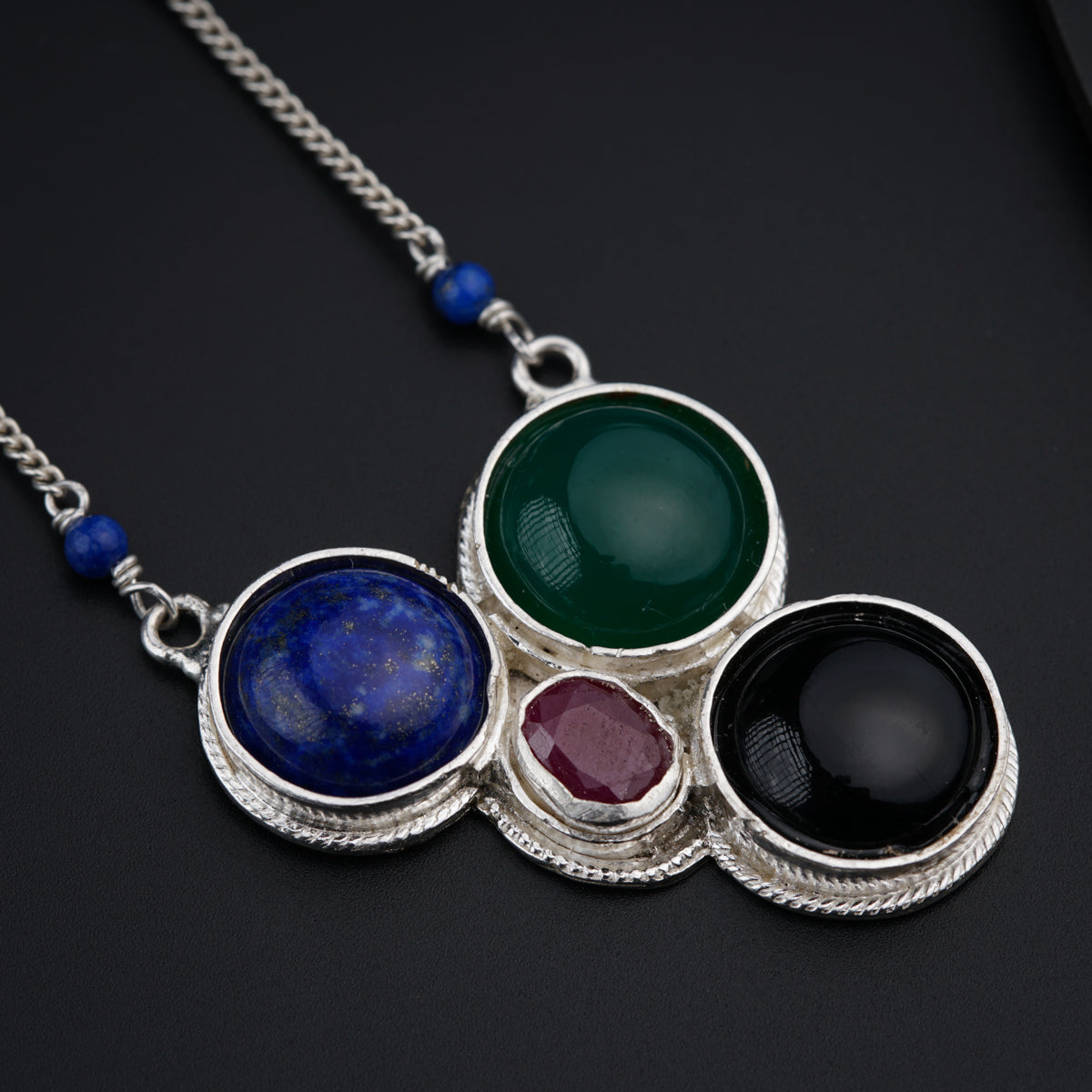 Precious Stones Multicolor Necklace
