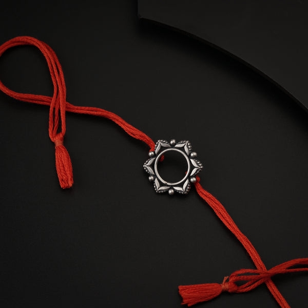 Handcrafted Silver Rakhi/Pendant