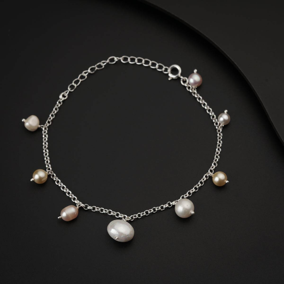 Pearl Charm Bracelet