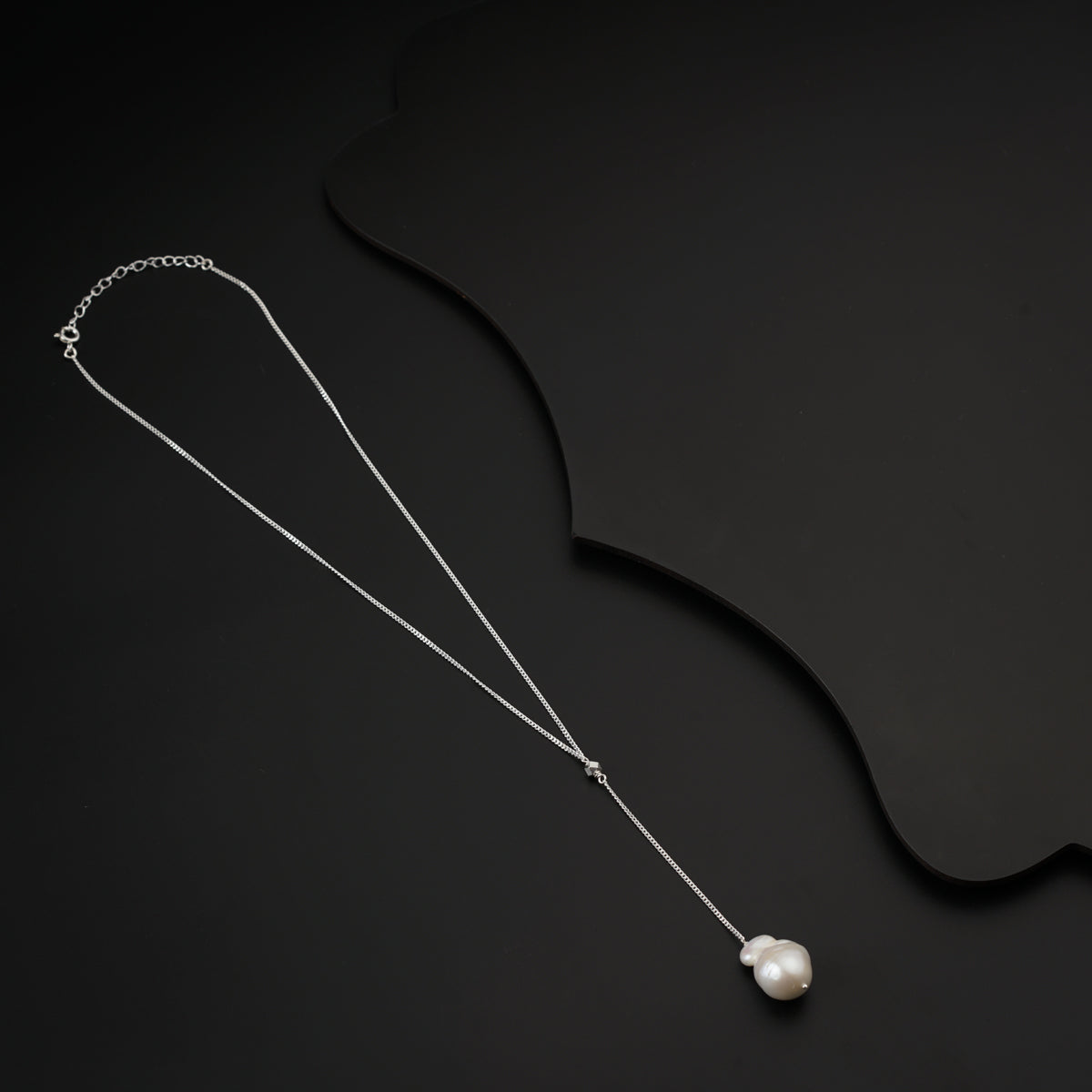 Single Baroque Pearl Necklace