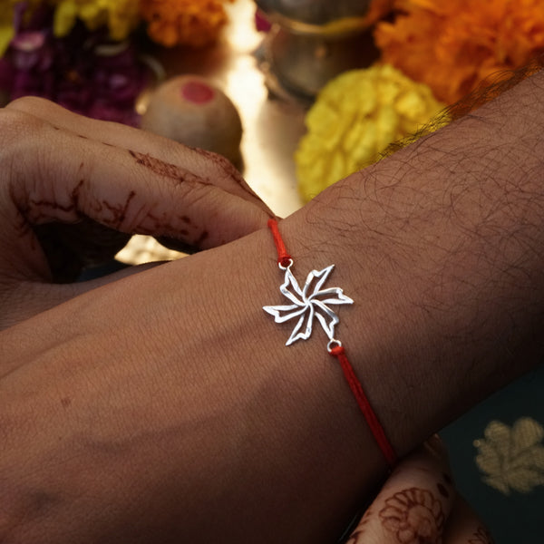 Handmade Silver Rakhi: Prajakta