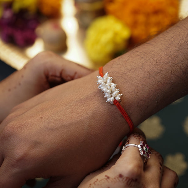Handmade Pearl Rakhi