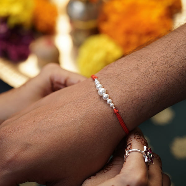 Handmade Pearl Rakhi