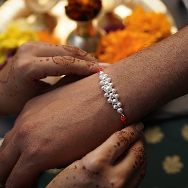 Handmade Pearl Rakhi