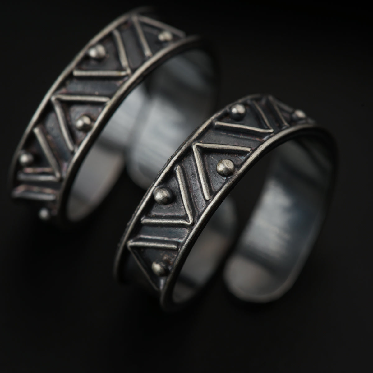 Silver Oxidized Toering