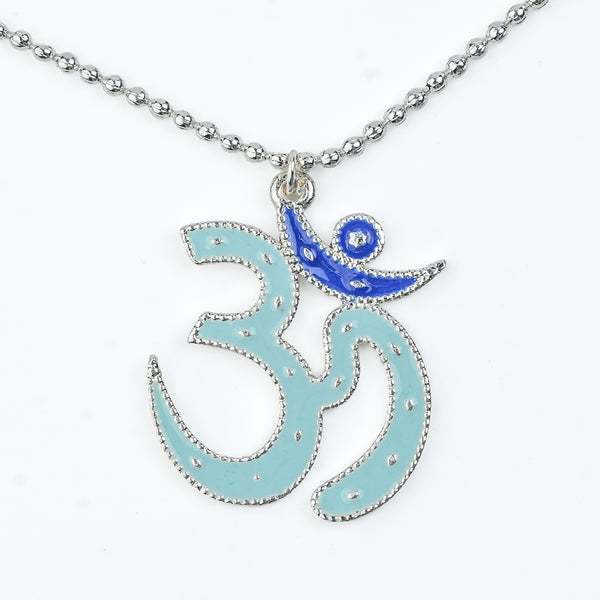 Silver Plated Evil Eye Toran with Enamel