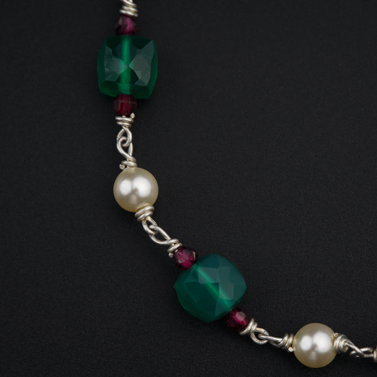 Psychic Lady' Semi-Precious Gemstone Beaded Bracelet
